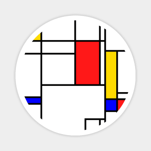 Bauhaus geometric #5 Magnet